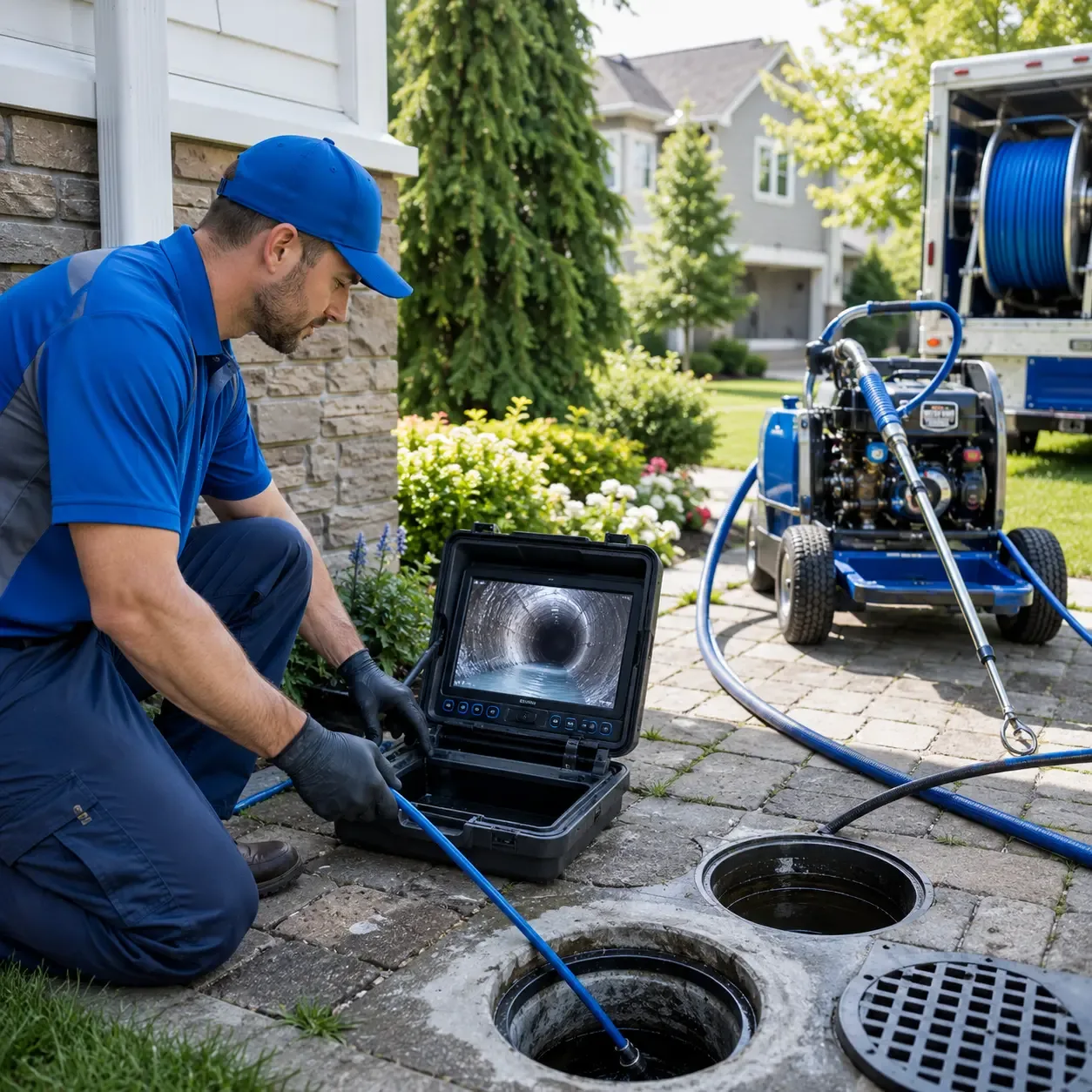 Outdoor drain cleaning professionals serving Andalusia, AL